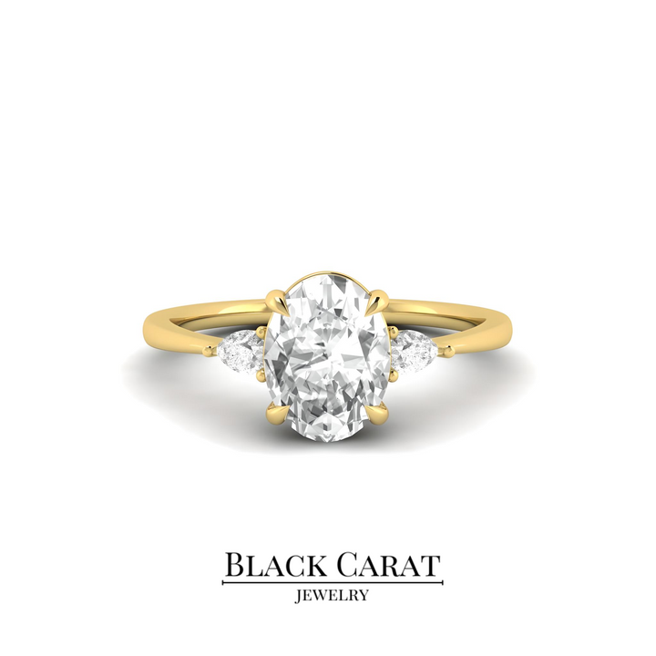 Harmony of Diamonds Oval Ring