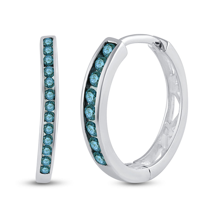 1/4CT-DIA FASHION HOOPS