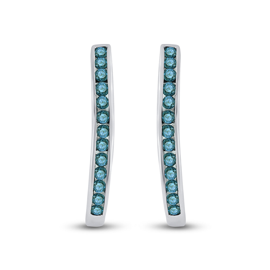 1/4CT-DIA FASHION HOOPS