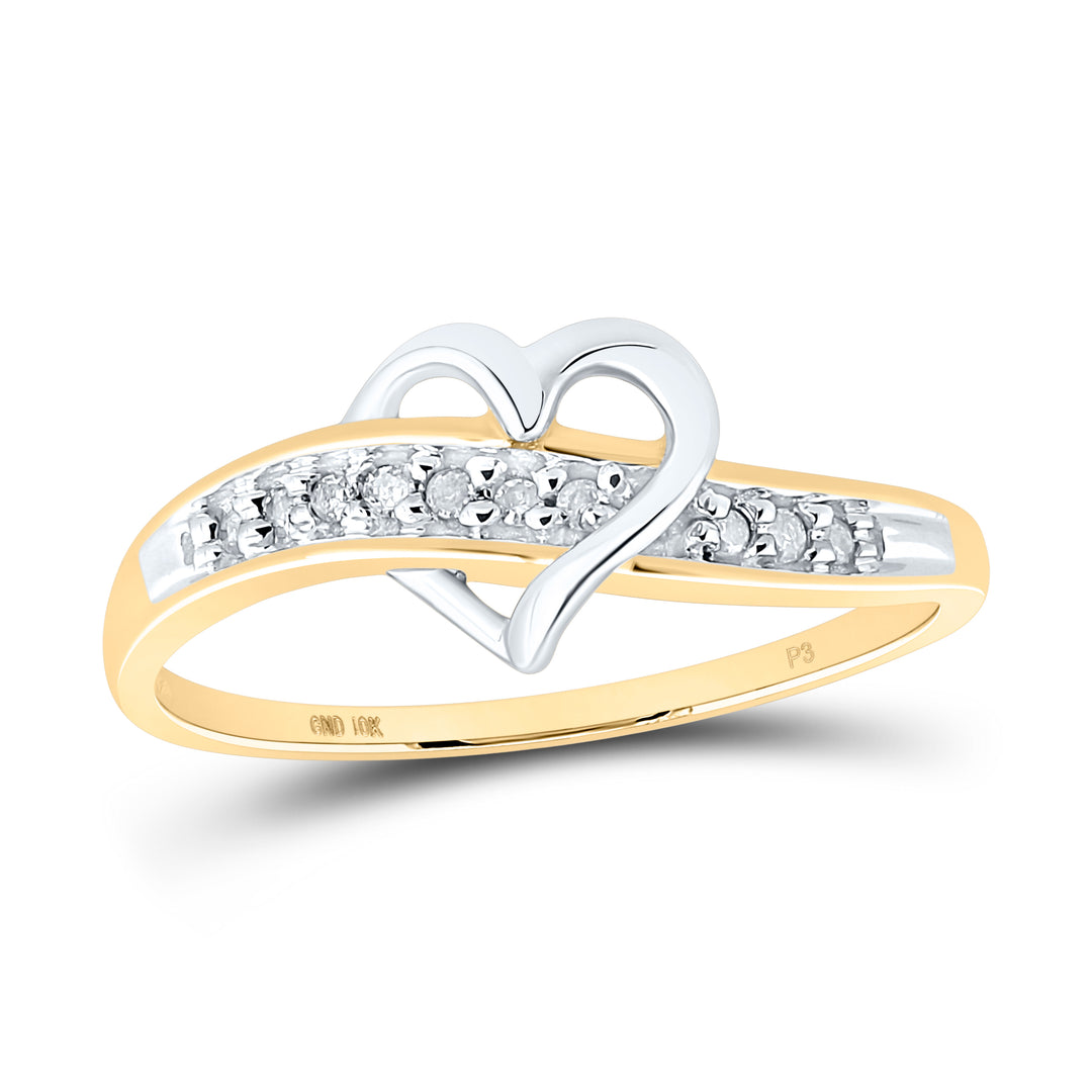 1/20CT-DIA HEART RING-S8