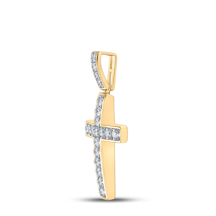 1 CTW-DIA CN MENS CROSS CHARM