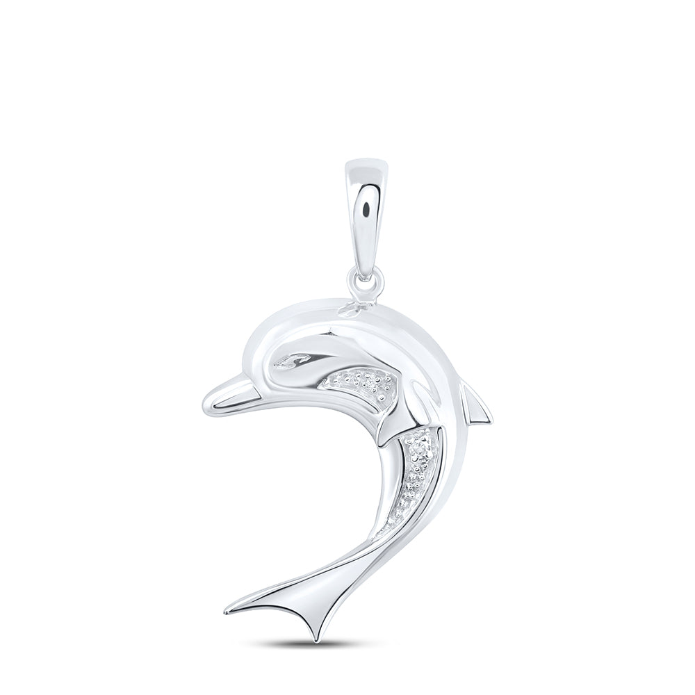 0.005CT-DIA P3 GIFT DOLPHIN PENDANT