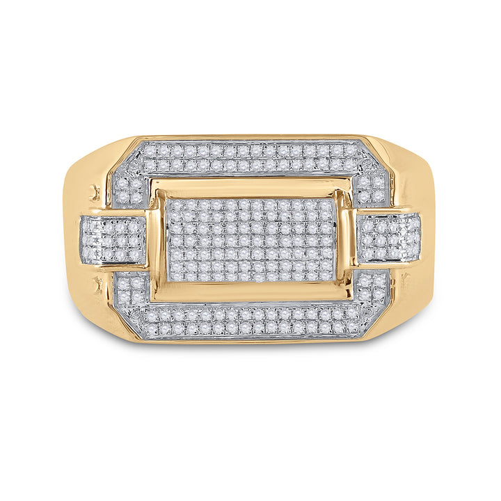 1/3CT-DIA MICRO-PAVE MENS RING