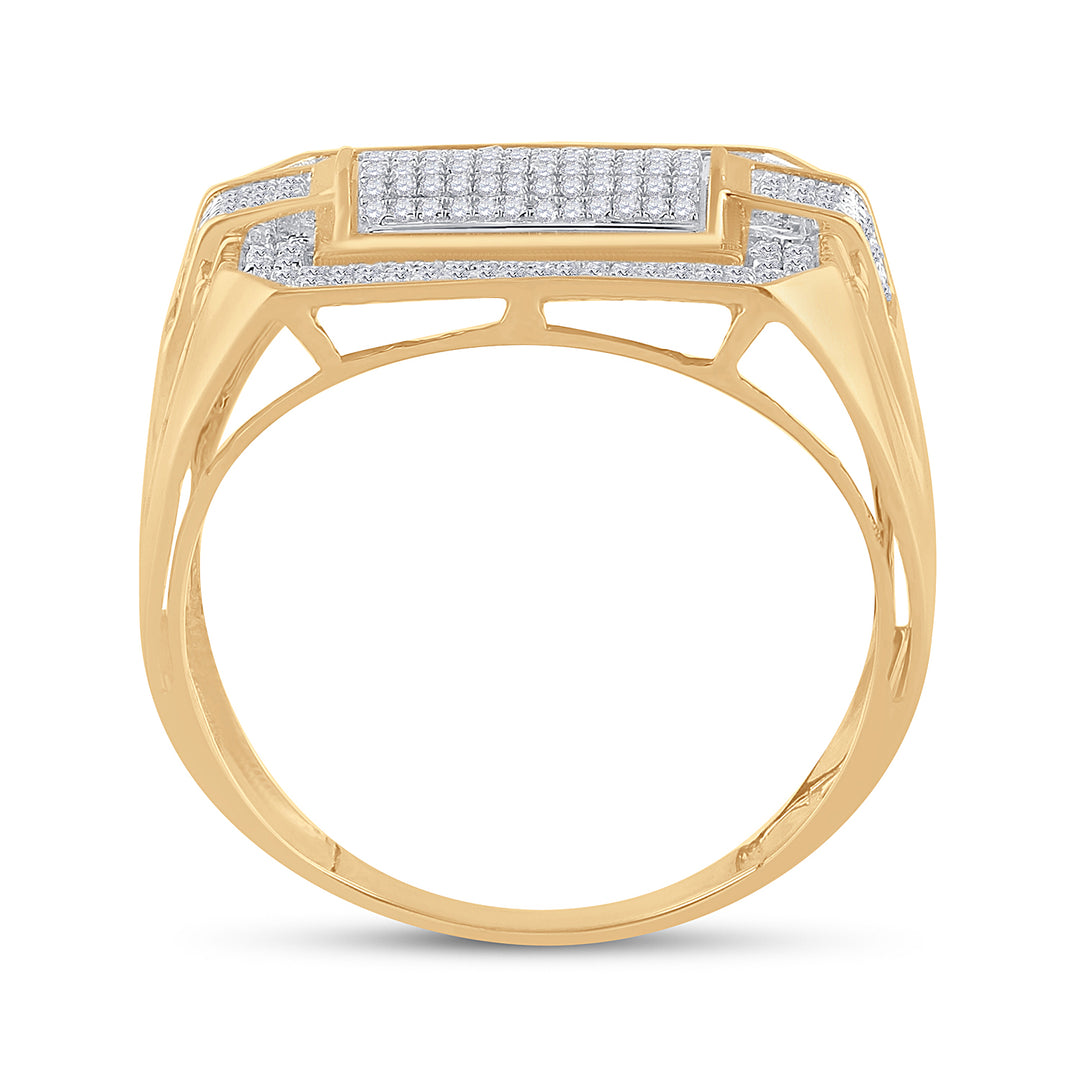 1/3CT-DIA MICRO-PAVE MENS RING