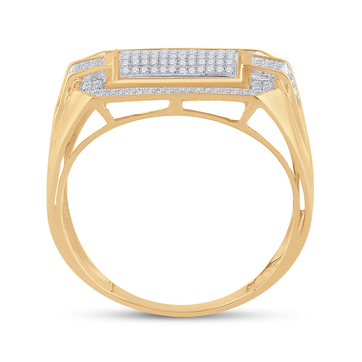 1/3CT-DIA MICRO-PAVE MENS RING