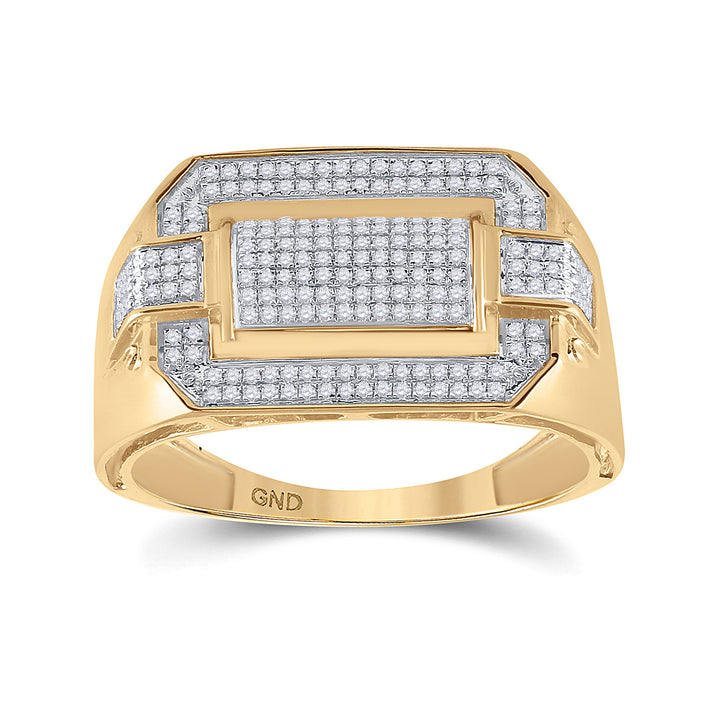 1/3CT-DIA MICRO-PAVE MENS RING