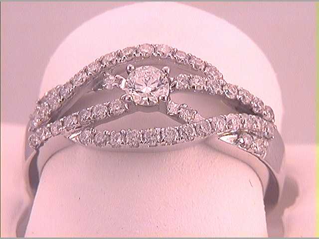 1/2CTW-DIA 1/8CT-CRD BRIDAL RING