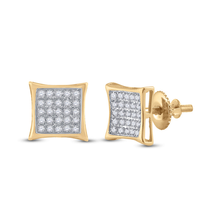 1/6CT-DIA MICRO-PAVE EARRINGS