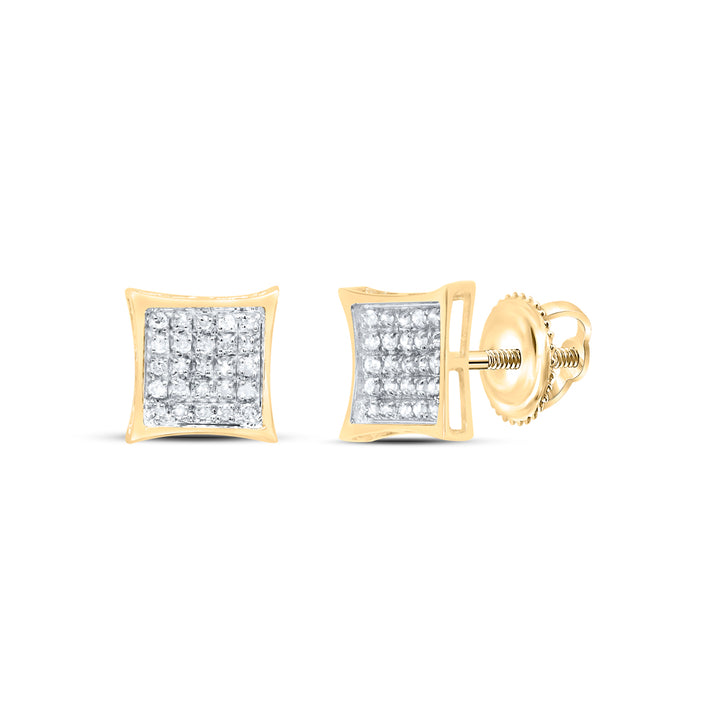 1/6CT-DIA MICRO-PAVE EARRINGS