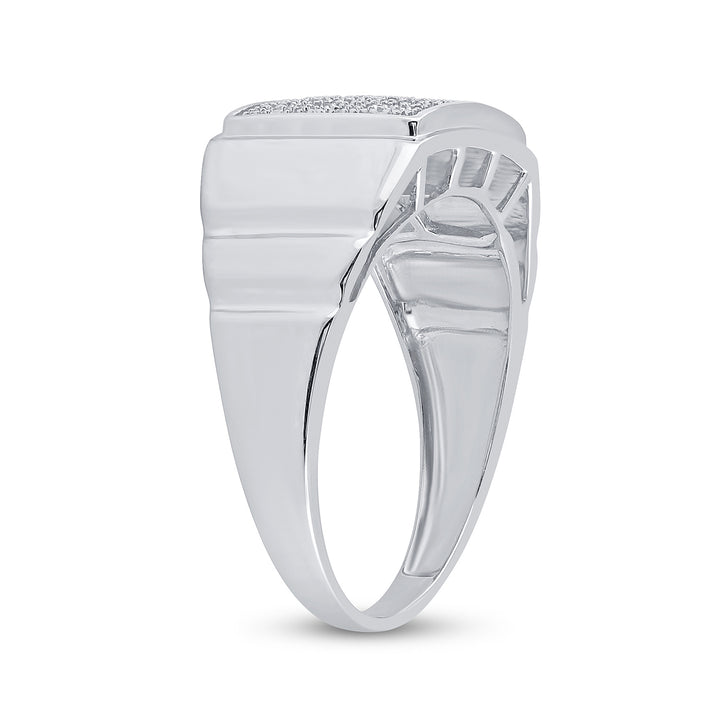 1/10CT-DIA MICRO-PAVE MENS RING