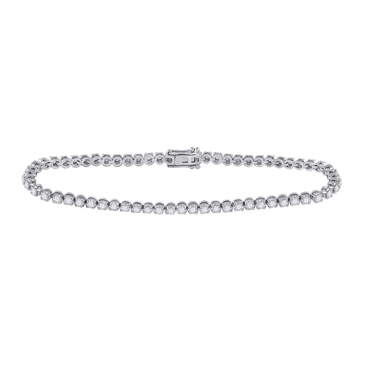 2 CTW-DIA NK TENNIS BRACELET(7 INCH)