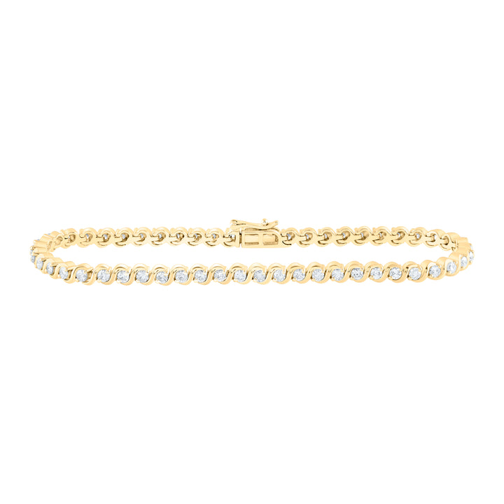 2CTW-DIA CN TENNIS  BRACELET