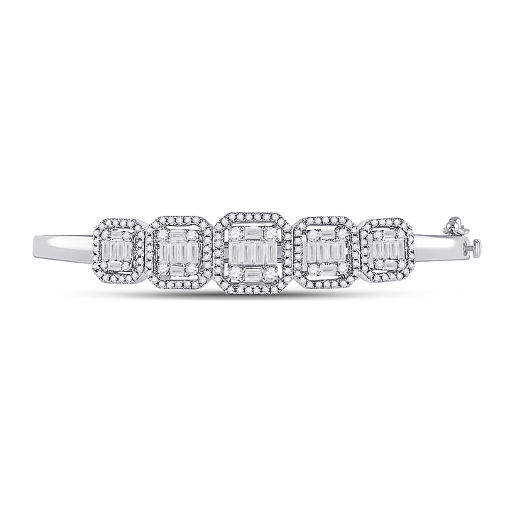 1 5/8CTW-DIA ANA M  DIANA BANGLE (55X64.80 MM)