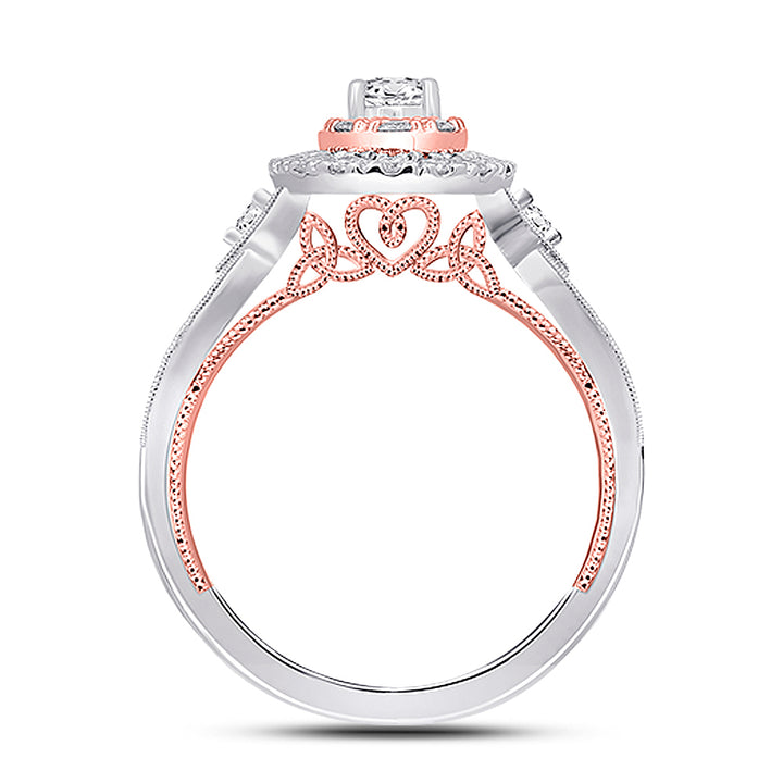 1 CTW-DIA 1/6CT-DIA BRIDAL RING