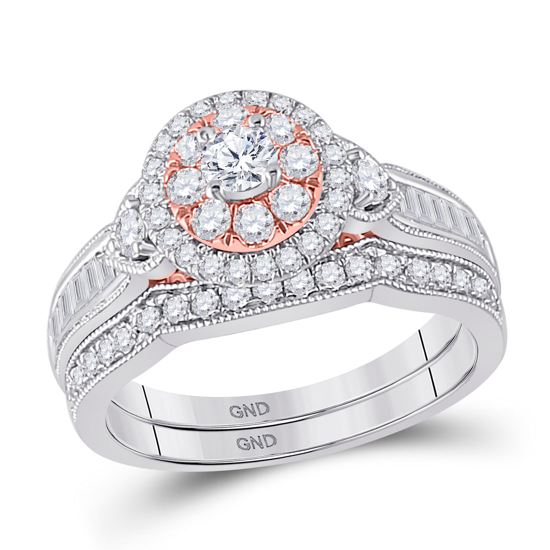 1 CTW-DIA 1/6CT-DIA BRIDAL RING