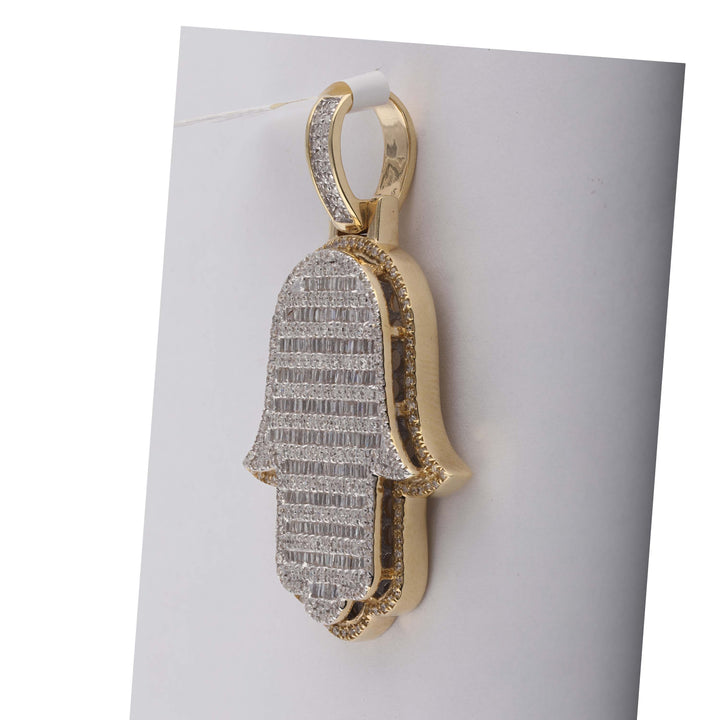 2CTW-DIA P1P2 HAMSA MENS CHARM