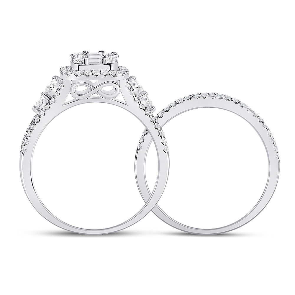 1CT-DIA ANA M DIANA BRIDAL SET