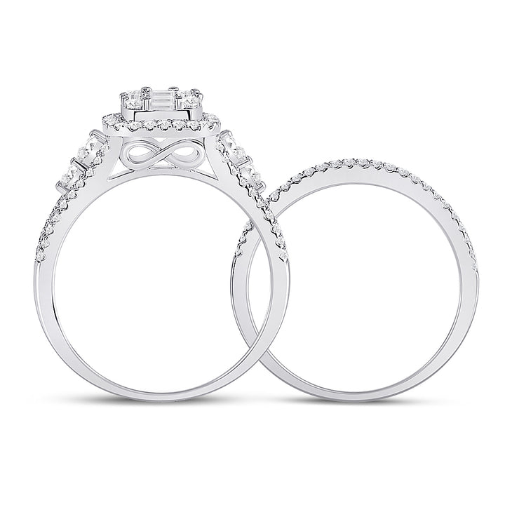 1CT-DIA ANA M DIANA BRIDAL SET