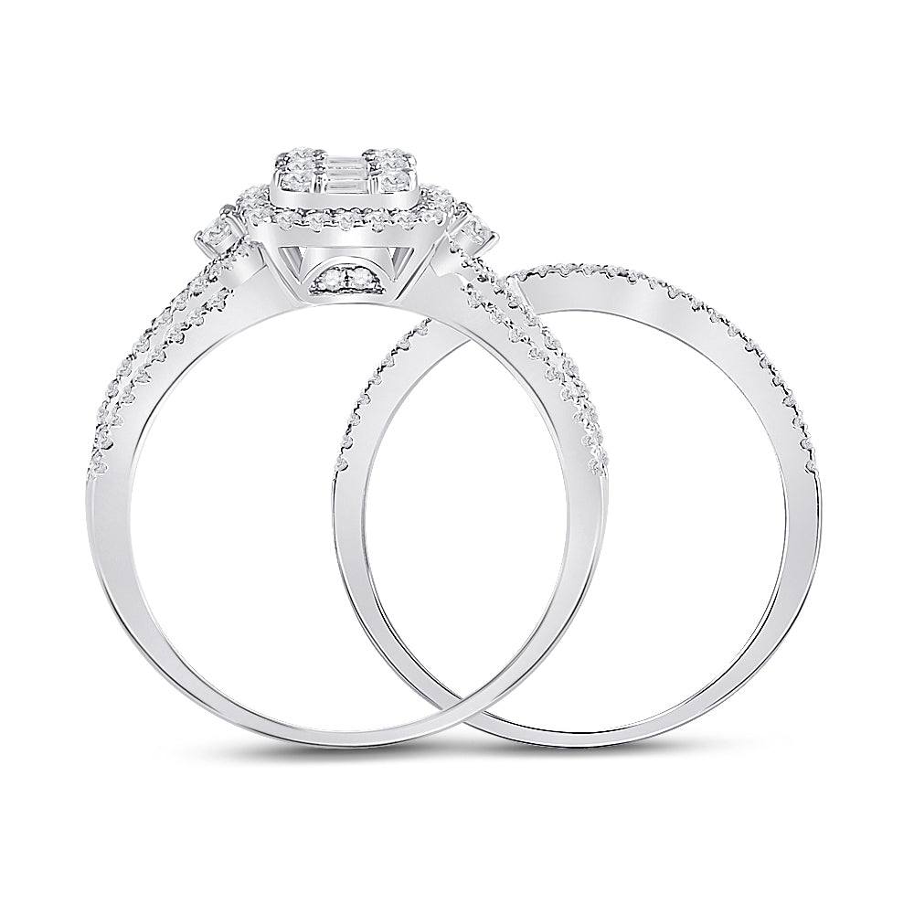 3/4CT-DIA ANA M DIANA BRIDAL SET