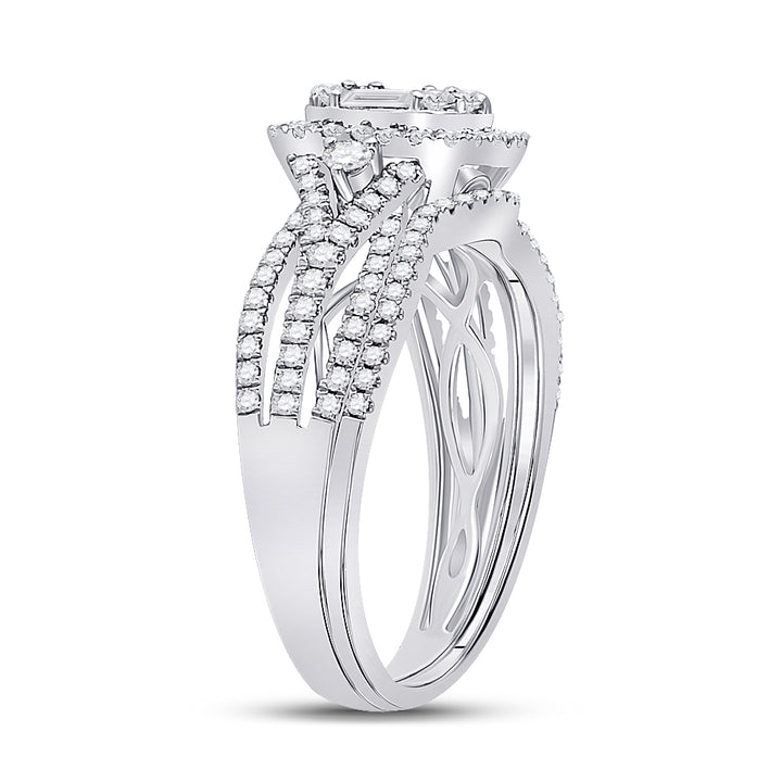 3/4CT-DIA ANA M DIANA BRIDAL SET