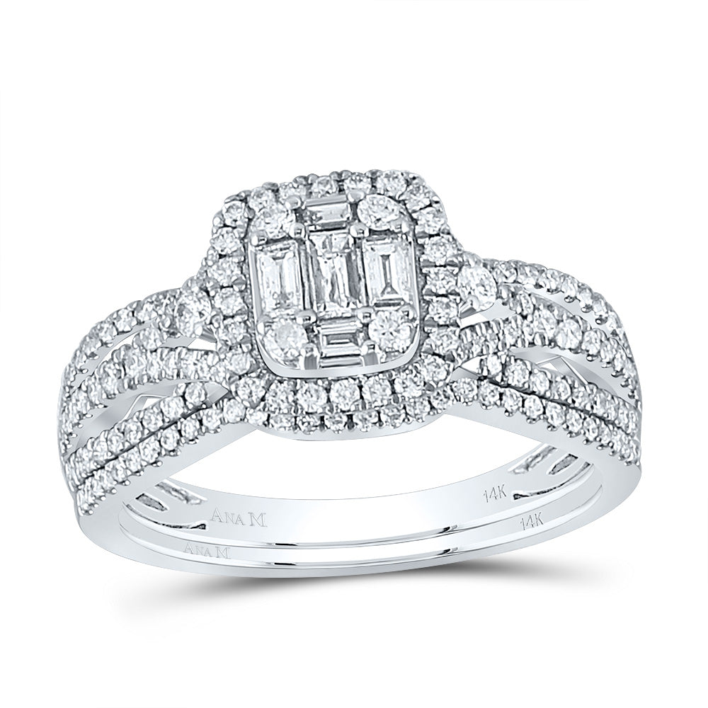 3/4CT-DIA ANA M DIANA BRIDAL SET