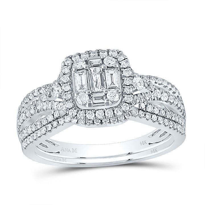 3/4CT-DIA ANA M DIANA BRIDAL SET