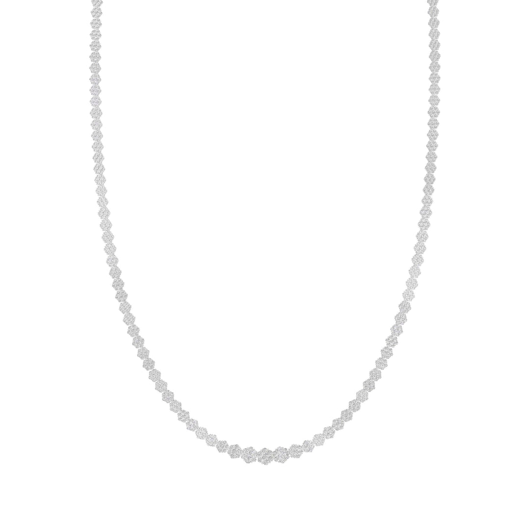 10 CT-DIA ANA M FASHION NECKLACE (18 INCH)