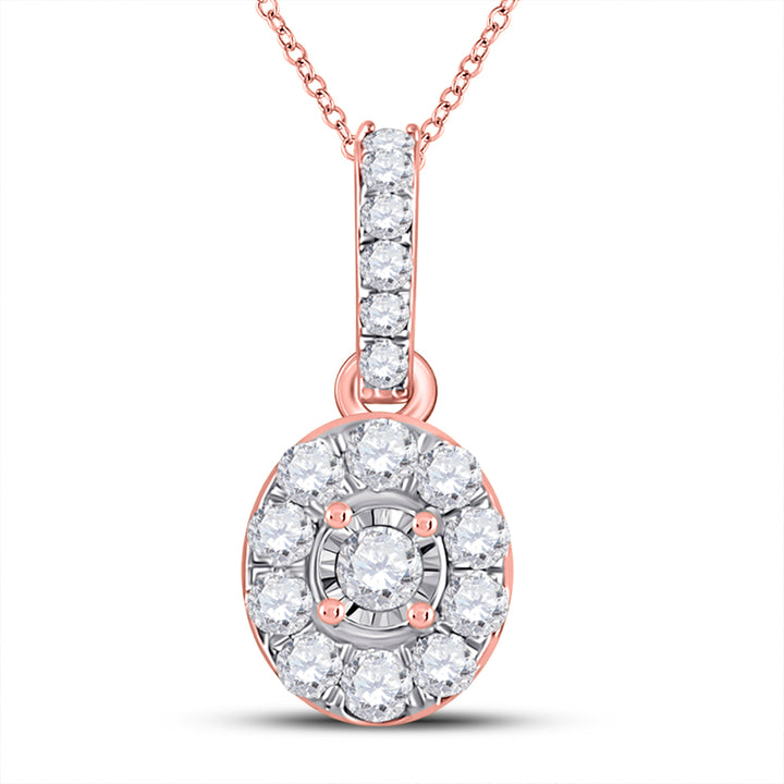 1/5CT-DIA CN MICRO-PAVE FASHION ROUND PENDANT