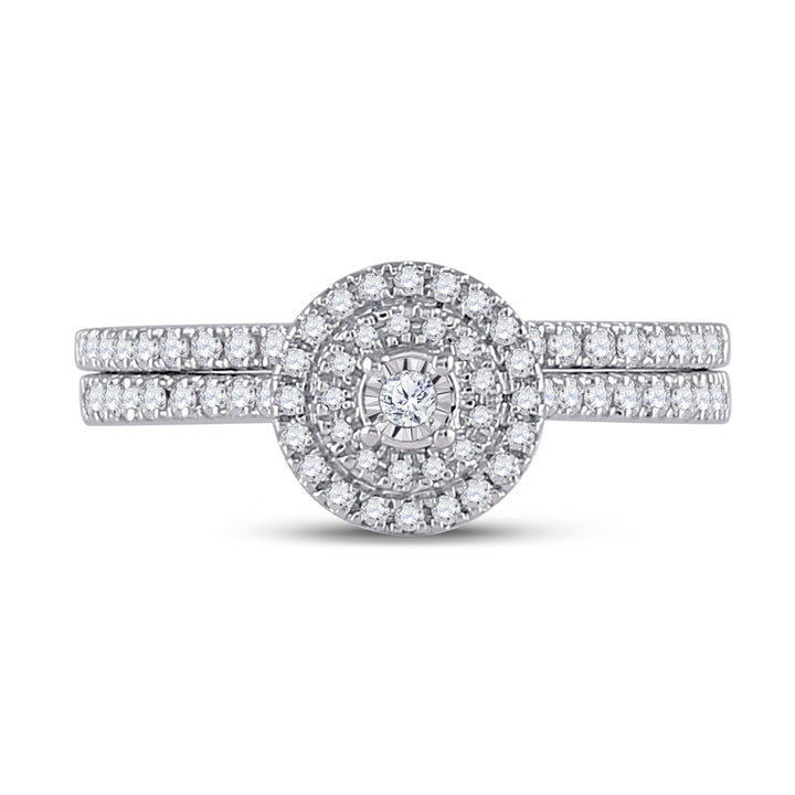 1/3CT-DIA CN MICRO-PAVE BRIDAL SET