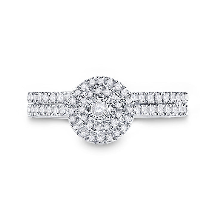 1/3CT-DIA CN MICRO-PAVE BRIDAL SET