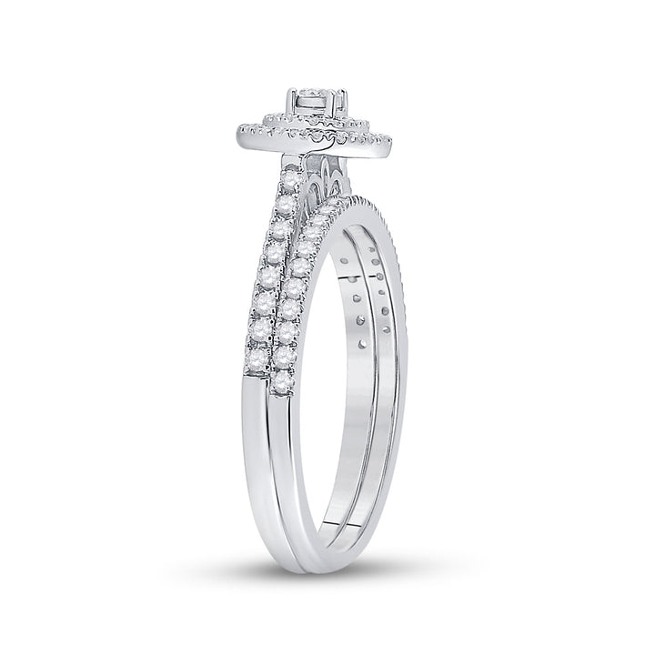 1/3CT-DIA CN MICRO-PAVE BRIDAL SET