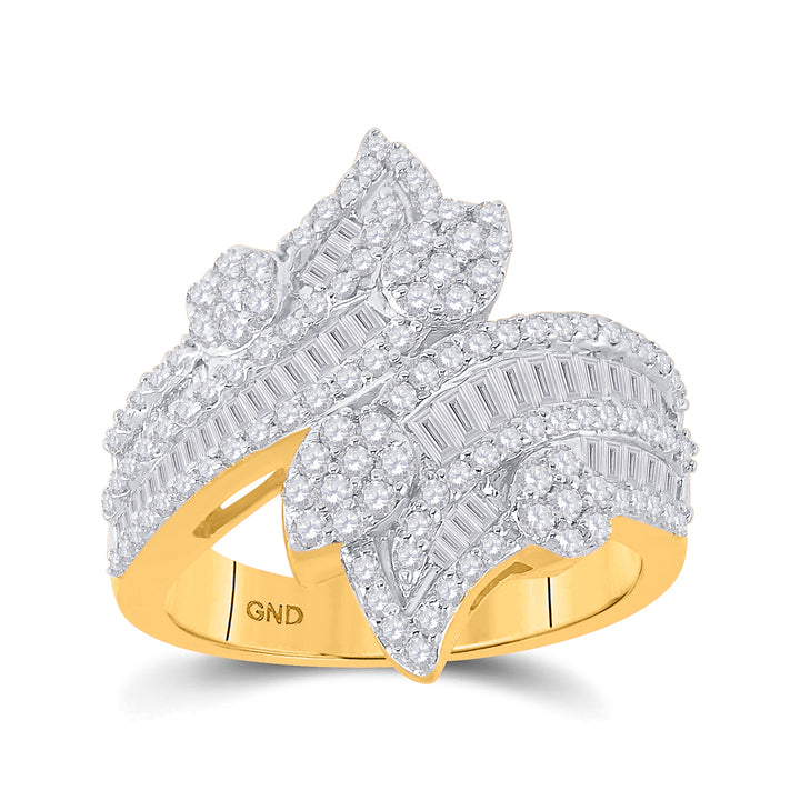 1 1/3CT-DIA CN FASHION RING