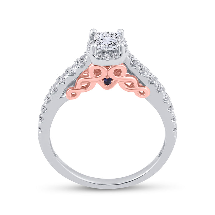 7/8CT-DIA ANA M 1/3CT-CPR BELLISSIMO BRIDAL SET