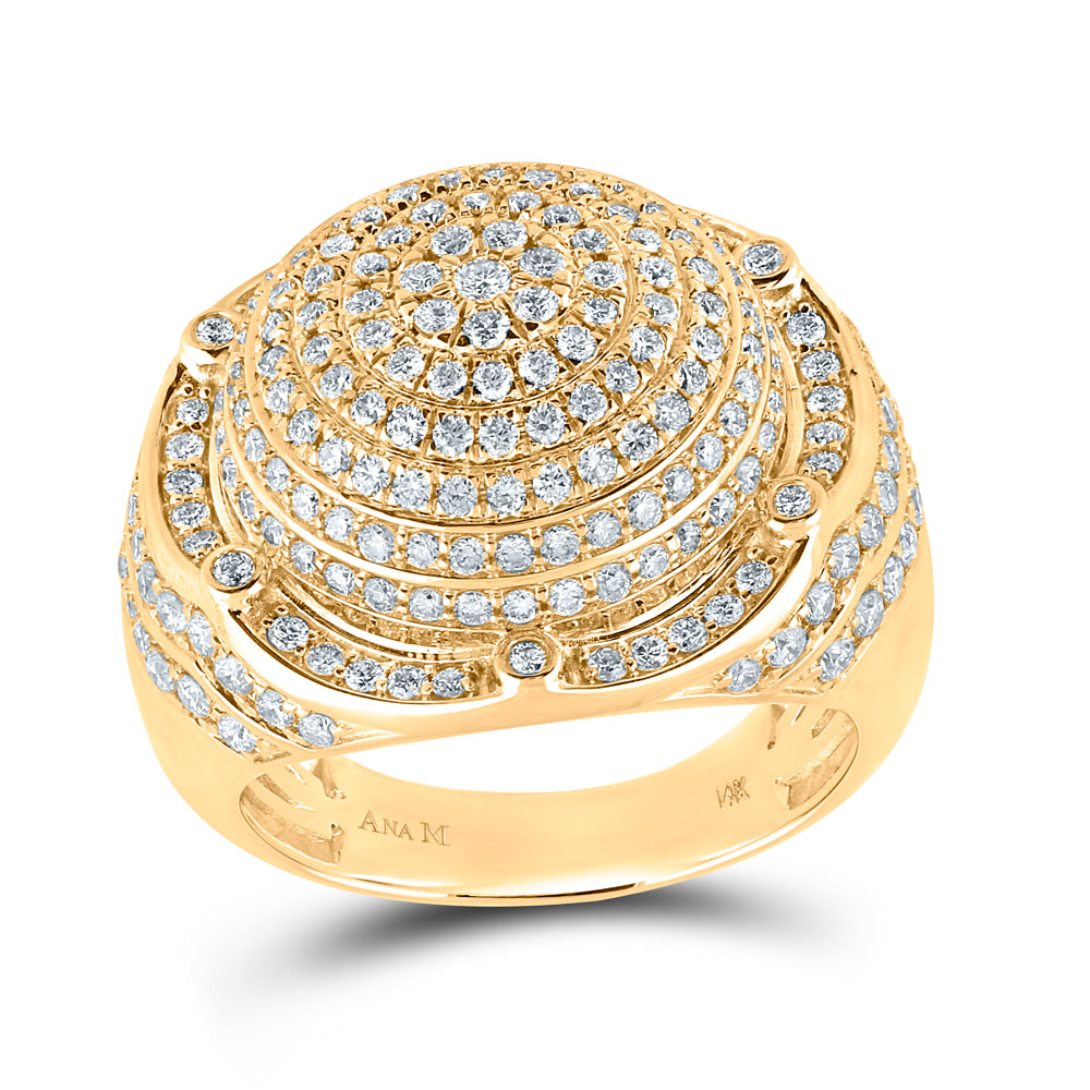 2 1/2CT-DIA ANA M MENS RING