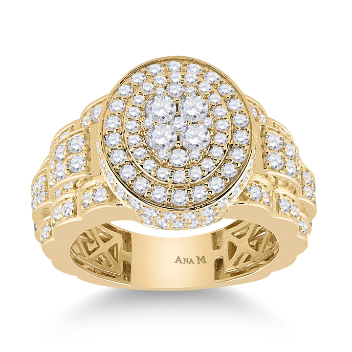 2 3/4CT-DIA ANA M MENS RING