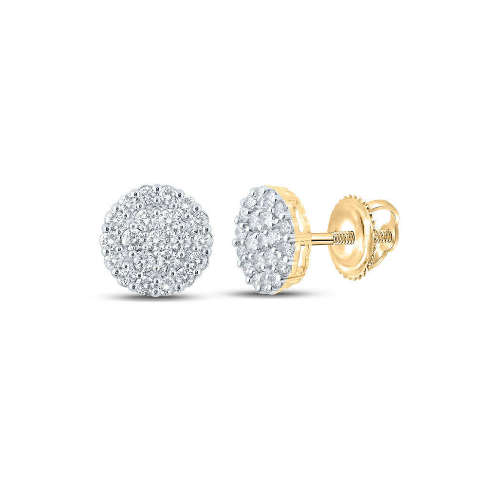 2 3/4CTW-DIA NK ROUND EARRING