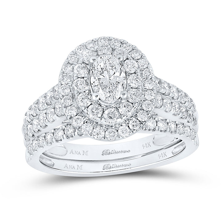 2CTW-DIA ANA M 1/2CT-COV BELLISSIMO BRIDAL SET