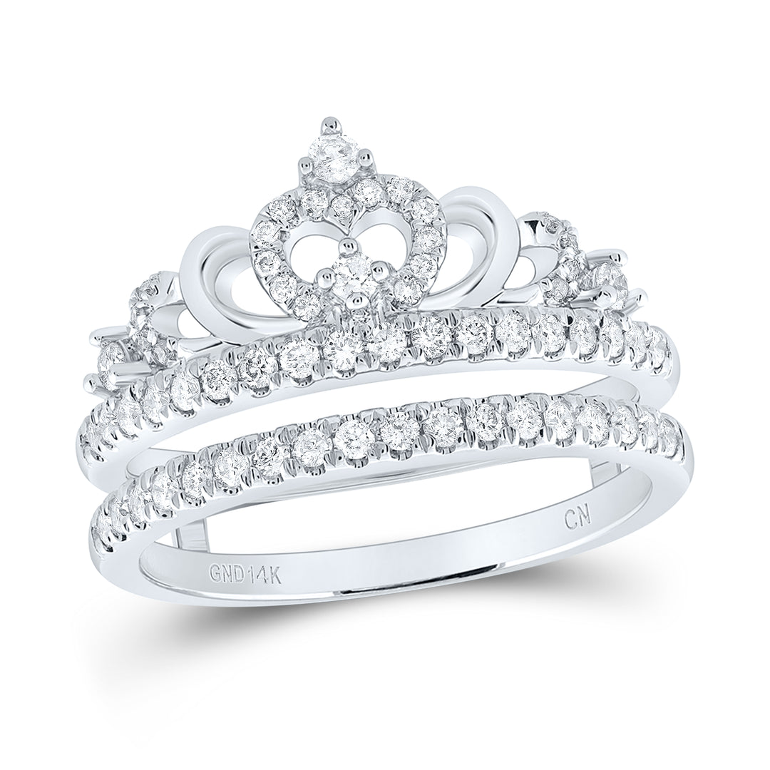 1/2CTW-DIA CN CROWN INSERT ENHANCER RING