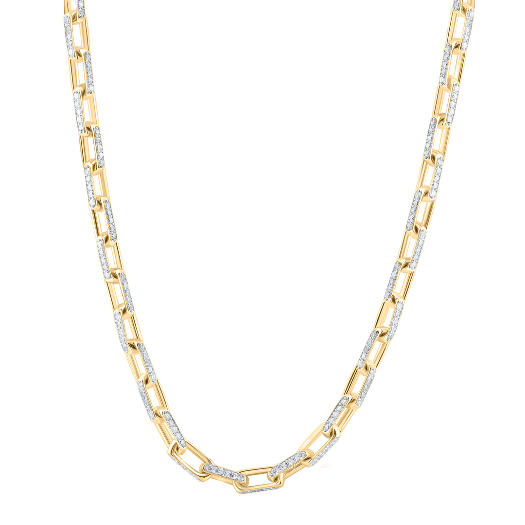 10CTW-DIA (5 MM) NK ANCHOR NECKLACE (18 INCH)