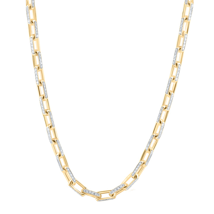 10CTW-DIA (5 MM) NK ANCHOR NECKLACE (18 INCH)