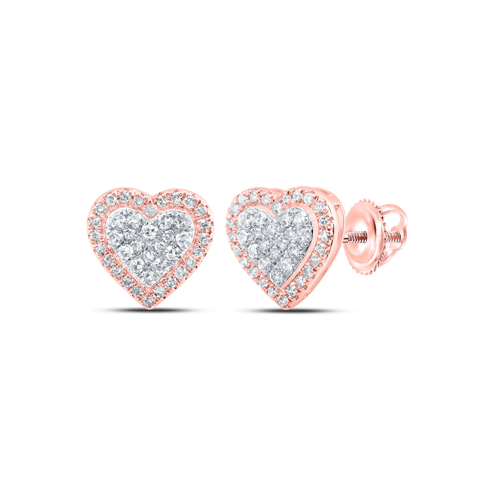 1/5CTW-DIA NK HEART EARRING