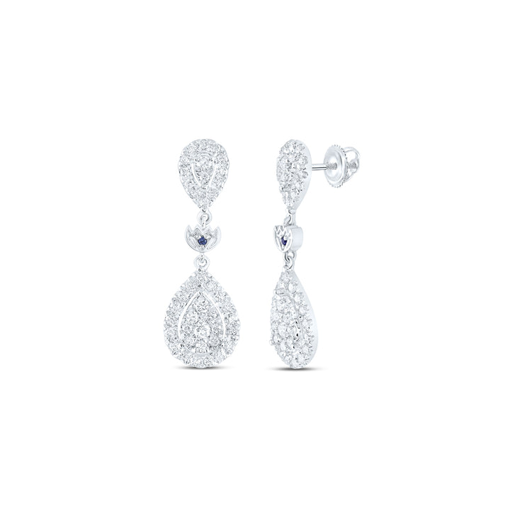 1CTW-DIA ANA M DANGLING EARRING