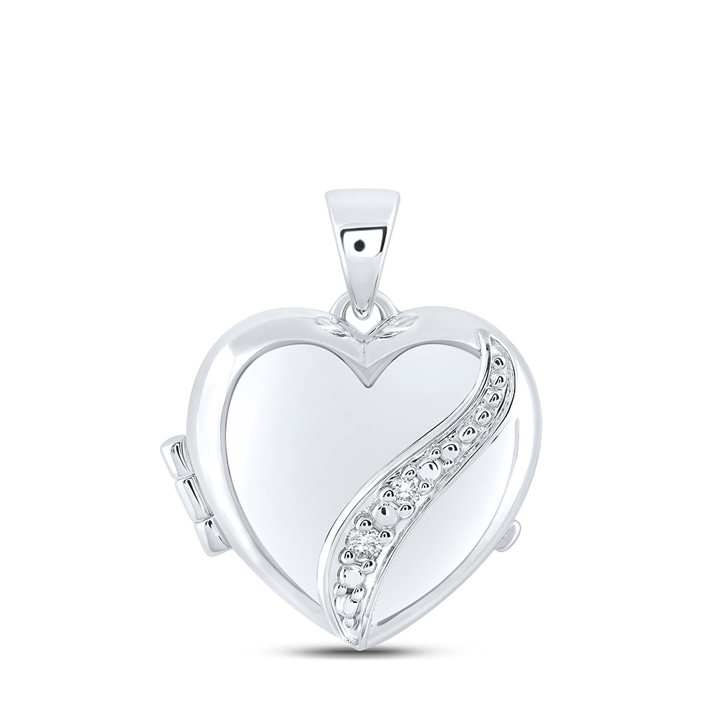 1/20CTW-DIA CN GIFT HEART LOCKET