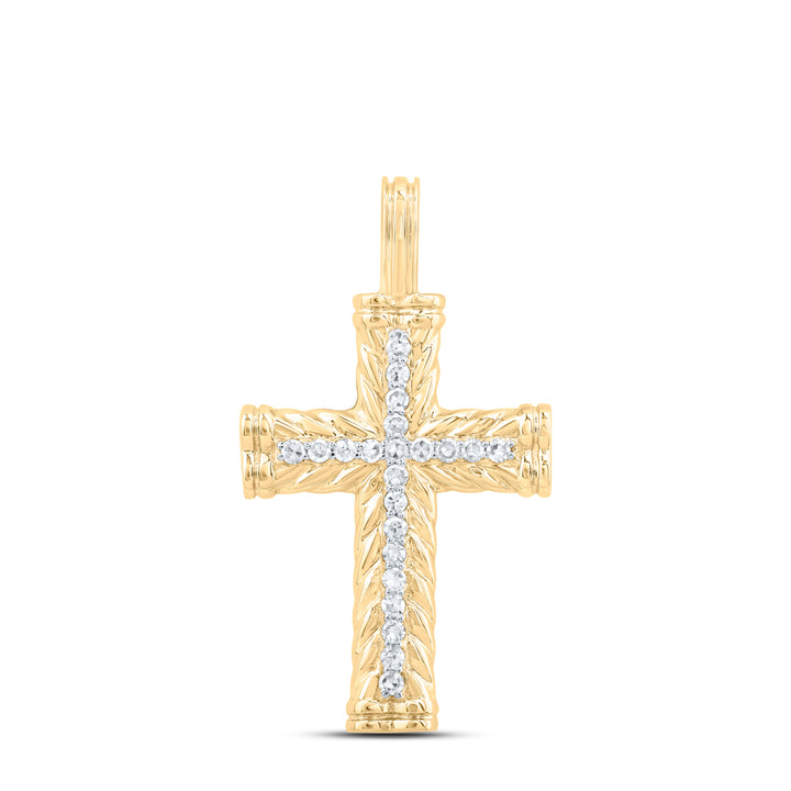 1/10CTW DIA NK GIFT CROSS PENDANT