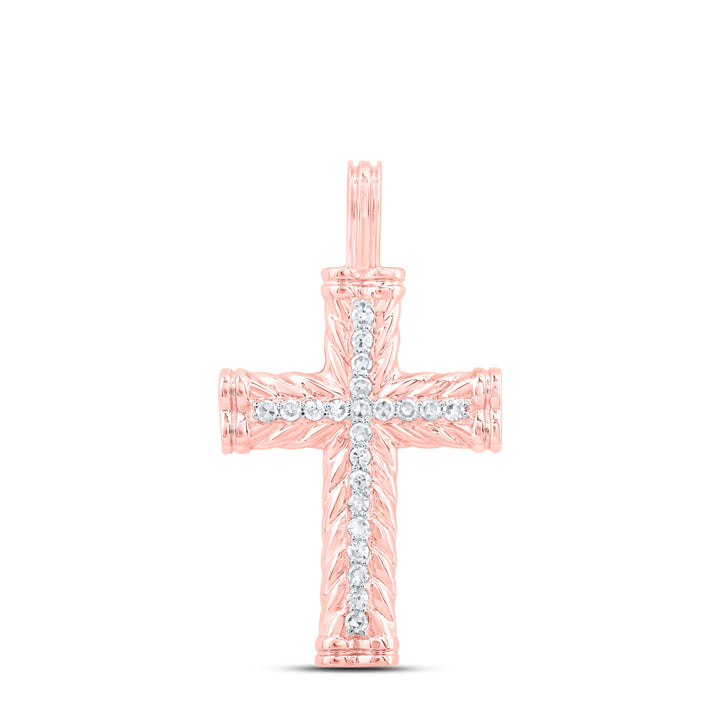 1/10CTW DIA NK GIFT CROSS PENDANT