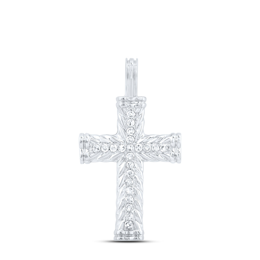 1/10CTW DIA NK GIFT CROSS PENDANT