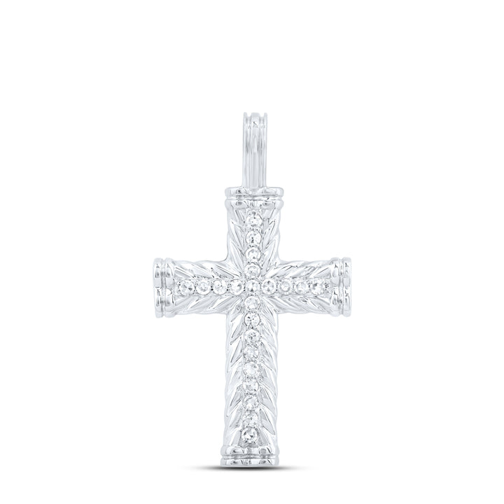 1/10CTW DIA NK GIFT CROSS PENDANT