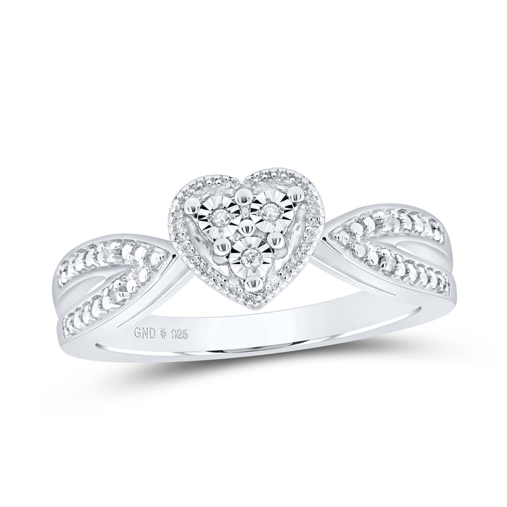 0.03CTW-DIA P1 GIFT HEART RING