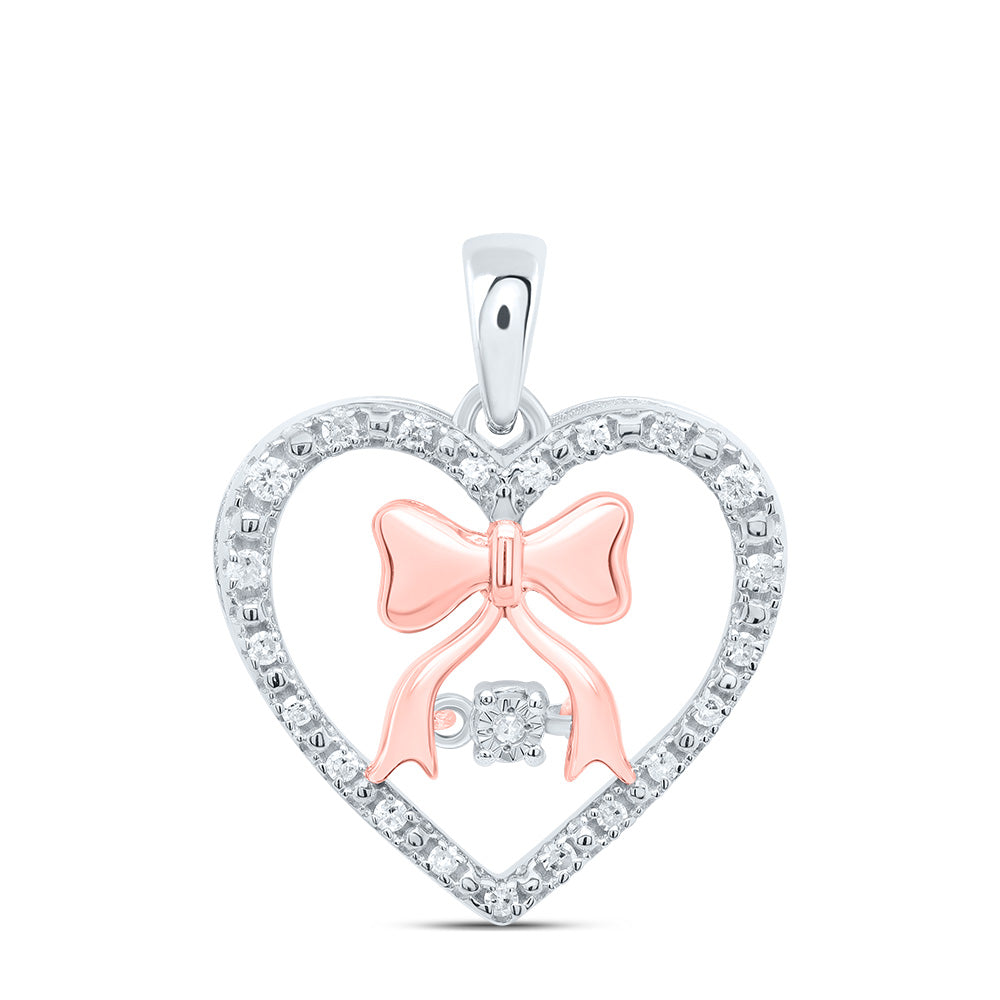 1/10CTW-DIA P1 GIFT HEART PENDANT