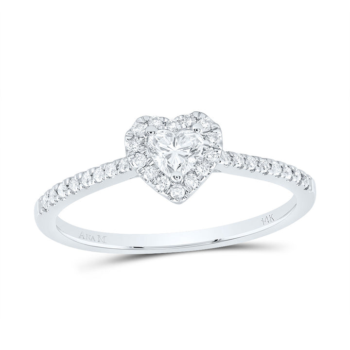 1/3CTW-DIA ANA M 1/5CT-CHT FASHION PROMISE HEART RING